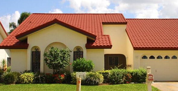 彩石金属瓦产品